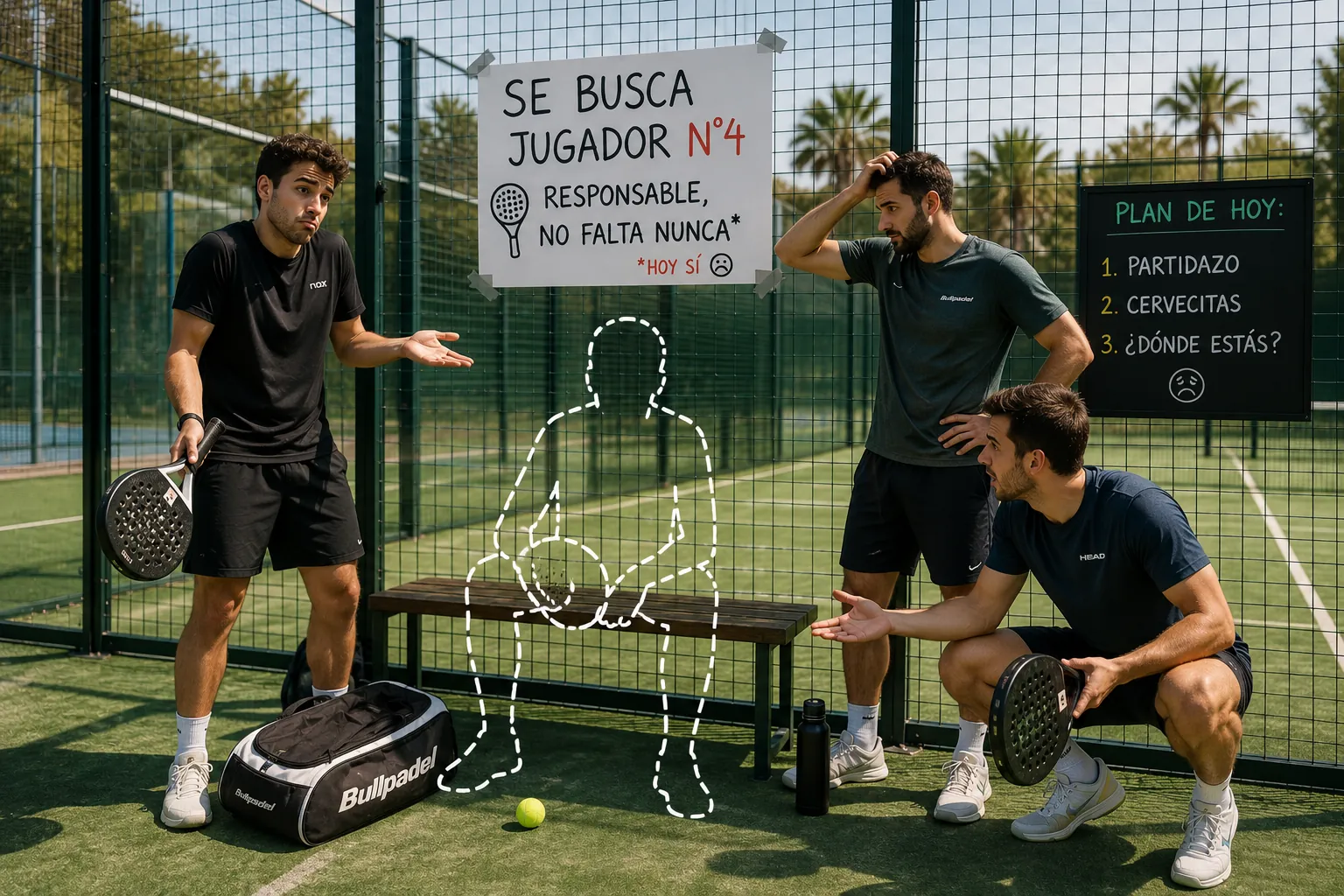 Partido de pádel en Club de Campo de Sevilla