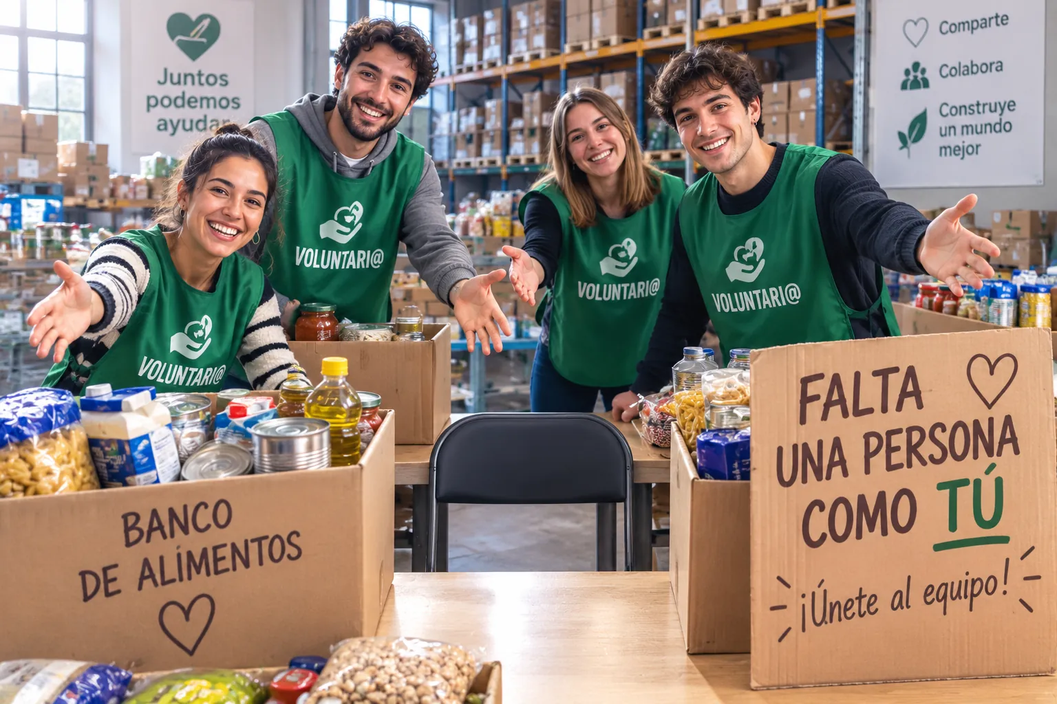 Recogida de alimentos para afectados por incendios en Huelva